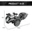 Motorcycle assembly model DIY inverted tricycle puzzle toys stainless steel screw set 498Pcs