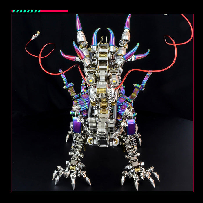 3D Metal Cyberpunk Mechanical Dragon Crafts DIY Assembly Model Kit Art Device for Kids, Teens and Adults-2030+PCS