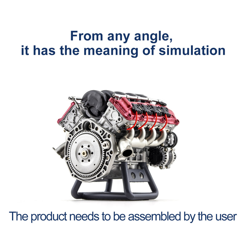 V8 Engine Model Kit that Works - Build Your Own V8 Engine - V8 Engine for Capra VS4-10 - EngineDIY