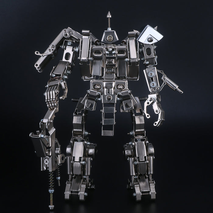 3D Metal Craft Puzzle Mechanical Robot Soldier Humanoid Mechanical Laser Model DIY Assembly for Home Decor Creative Gift
