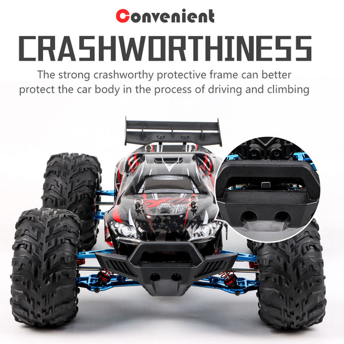 F14B 1/10 4WD 50km/h High Speed Brushed RC Car 2.4G Remote Control Car Off-road Vehicle - RTR Version