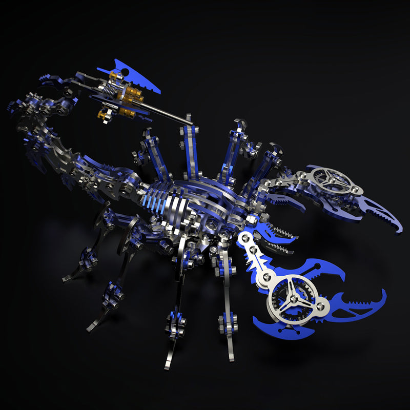 3D Puzzle DIY Model Kit Jigsaw Metal Scorpion King Mechanical Assembly Crafts-200PCS+ - EngineDIY