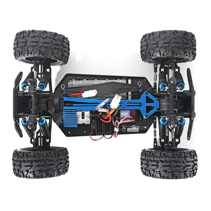 HSP 94111 1:10 4WD Electric Brushed Monster Truck 2.4G Wireless RC Model Car- Car Shell in Random Color - enginediy