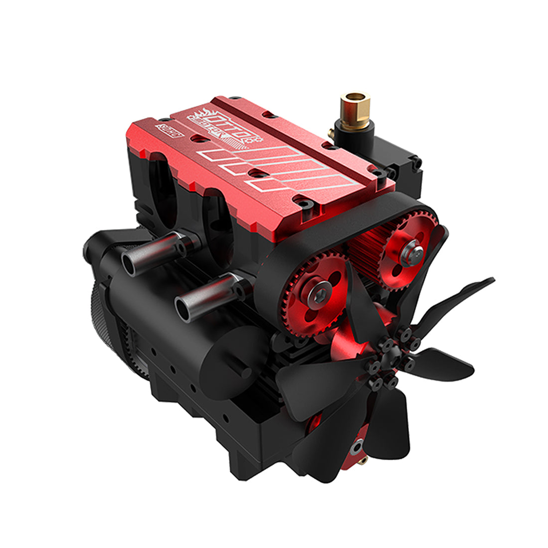 Otto Engine Model OTTO & TOYAN FS-L200AC SOHC 4 Stroke Nitro Engine Model Kit -EngineDIY