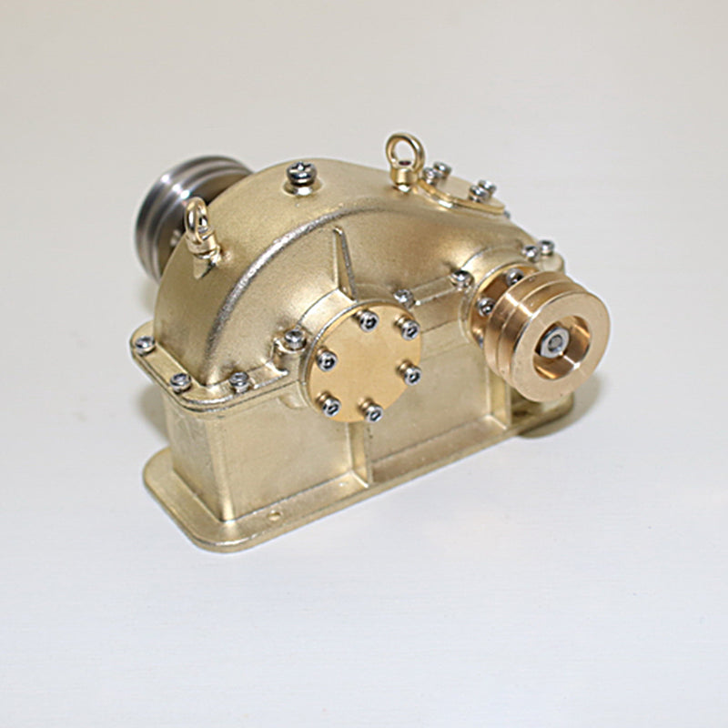 Mini Brass Gear Reducer for Steam Engine Internal Combustion Engine Model - EngineDIY