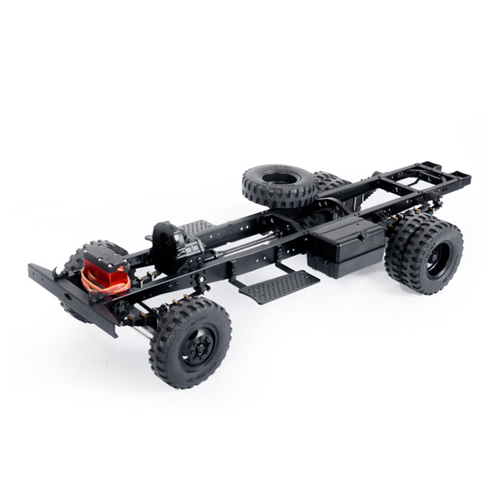 KINGKONG R/C CA10 1/12 4x2 Electric RC Truck DIY Assembly Off-road Military Truck Model with Metal Chassis KIT