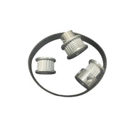 Synchronous Pulley & Belt Assembly Set for ENJOMOR 36cc DOHC D6 ENJOMOR D6 Inline Four-cylinder Engine Models - EngineDIY