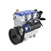 TOYAN FS-L200 2 Cylinder 4 Stroke Model Engine Kit - Build Your Own Engine that Works - EngineDIY