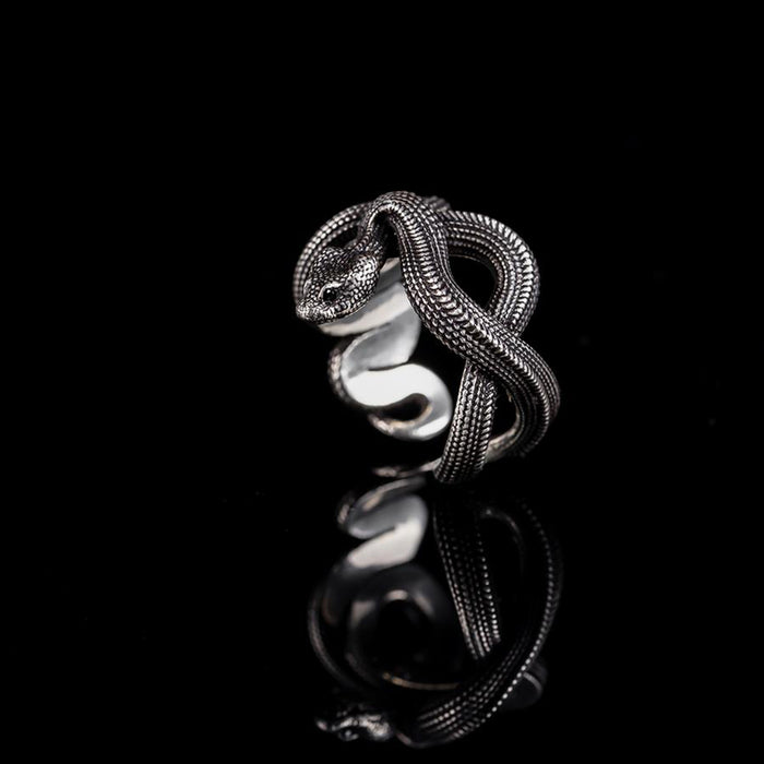 Viper Snake Ring Silver– EngineDIY
