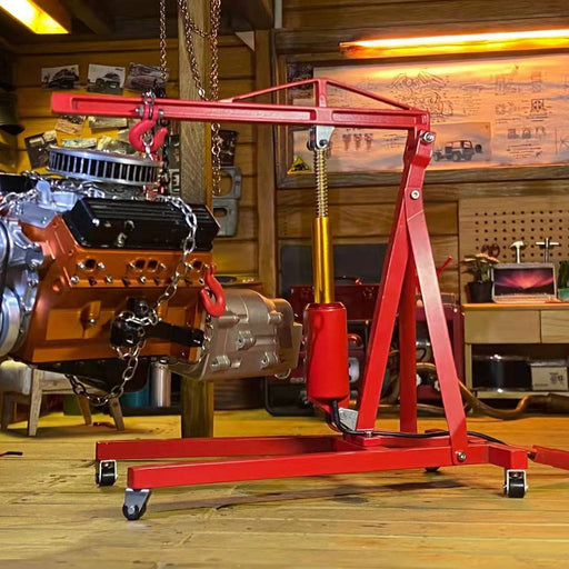 Electric Metal Engine Hoist & Jack for 1/10 1/8 RC Model Car - Kit Version