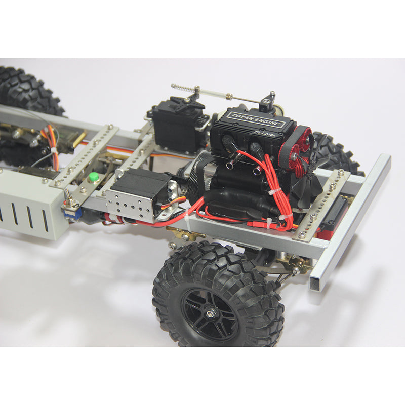 1/10 RC Car 2.4G 4WD Off-road Vehicle with TOYAN Double-cylinder Engine - RTR Version - EngineDIY