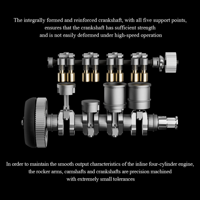 HOWIN L4 Engine 17.2cc SOHC Inline 4 Cylinder 4 Stroke Water-cooled Electric Nitro IC Engine Model