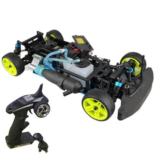 1:10 HSP 94122 Drift RC Car Chassis Frame Kit with Engine Parts and Remote Control - Compatible with Toyan Engine - enginediy