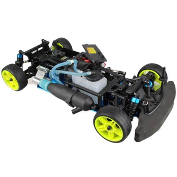 1:10 HSP 94122 Drift RC Car Chassis Frame Kit with Engine Parts and Remote Control - Compatible with Toyan Engine - enginediy
