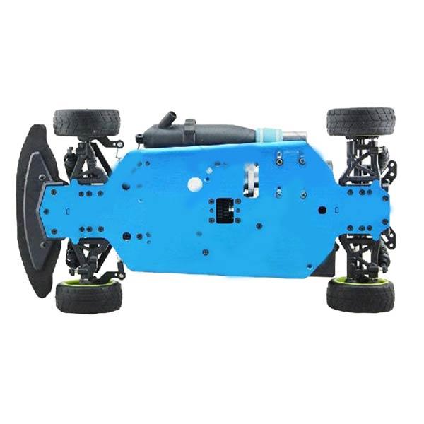 1:10 HSP 94122 Drift RC Car Chassis Frame Kit with Engine Parts and Remote Control - Compatible with Toyan Engine - enginediy