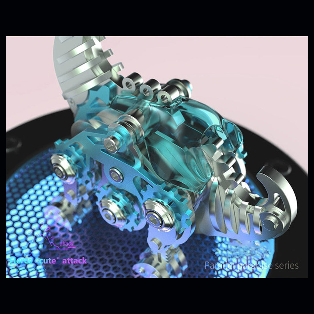 3D-Metall-Dinosaurier-Modellbausatz, DIY-Brachiosaurus-Montagemodell, 160 Teile 