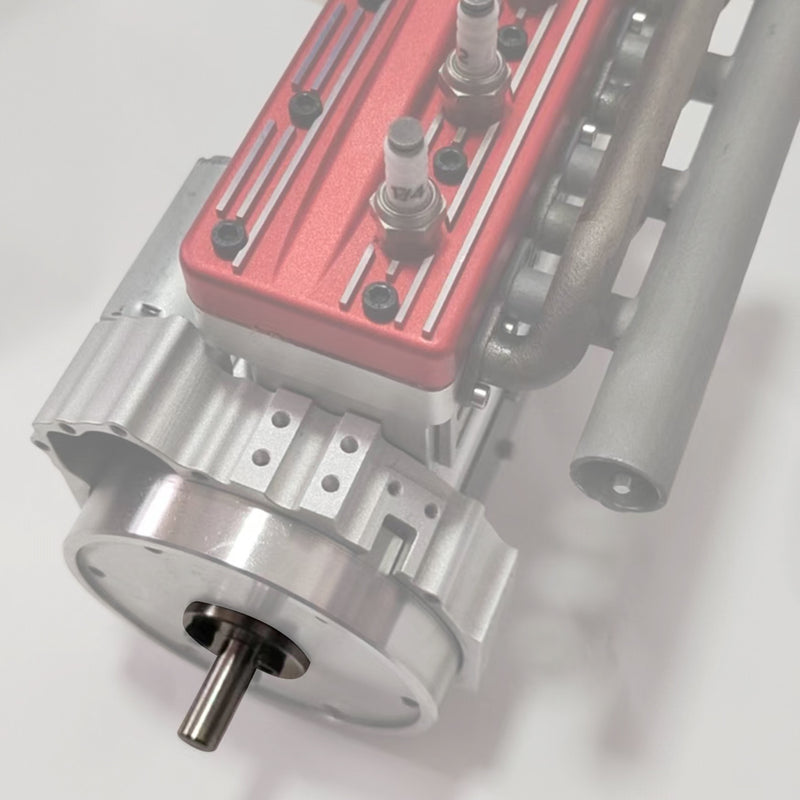 Flywheel with Long Axis Extension Accessory for Cison In-line Four-cylinder Engine Model - EngineDIY