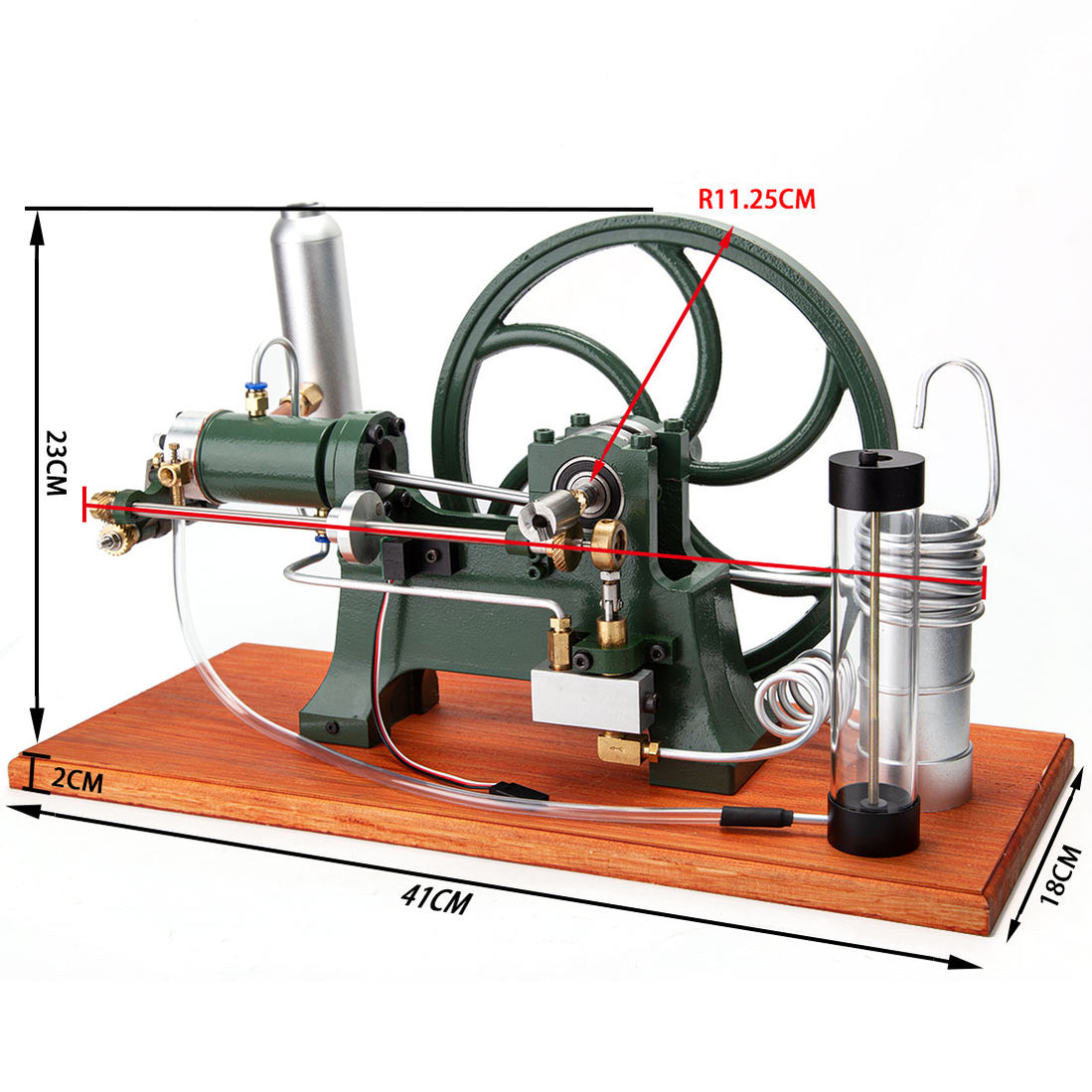 Miniature Mill Engine RETROL Horizontal Mill Engine Stationary Steam Engine Hot-bulb Engine ...