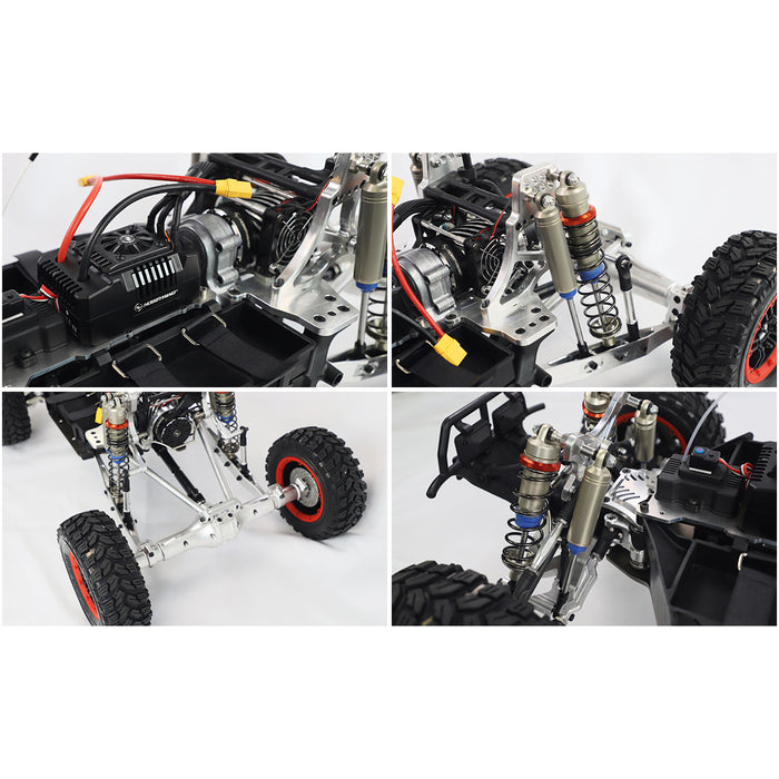 FID RACING VOLTZ 1/5 4WD 100KM/H High-speed RC Electric Off-road Short Truck (Transparent/RTR Version)