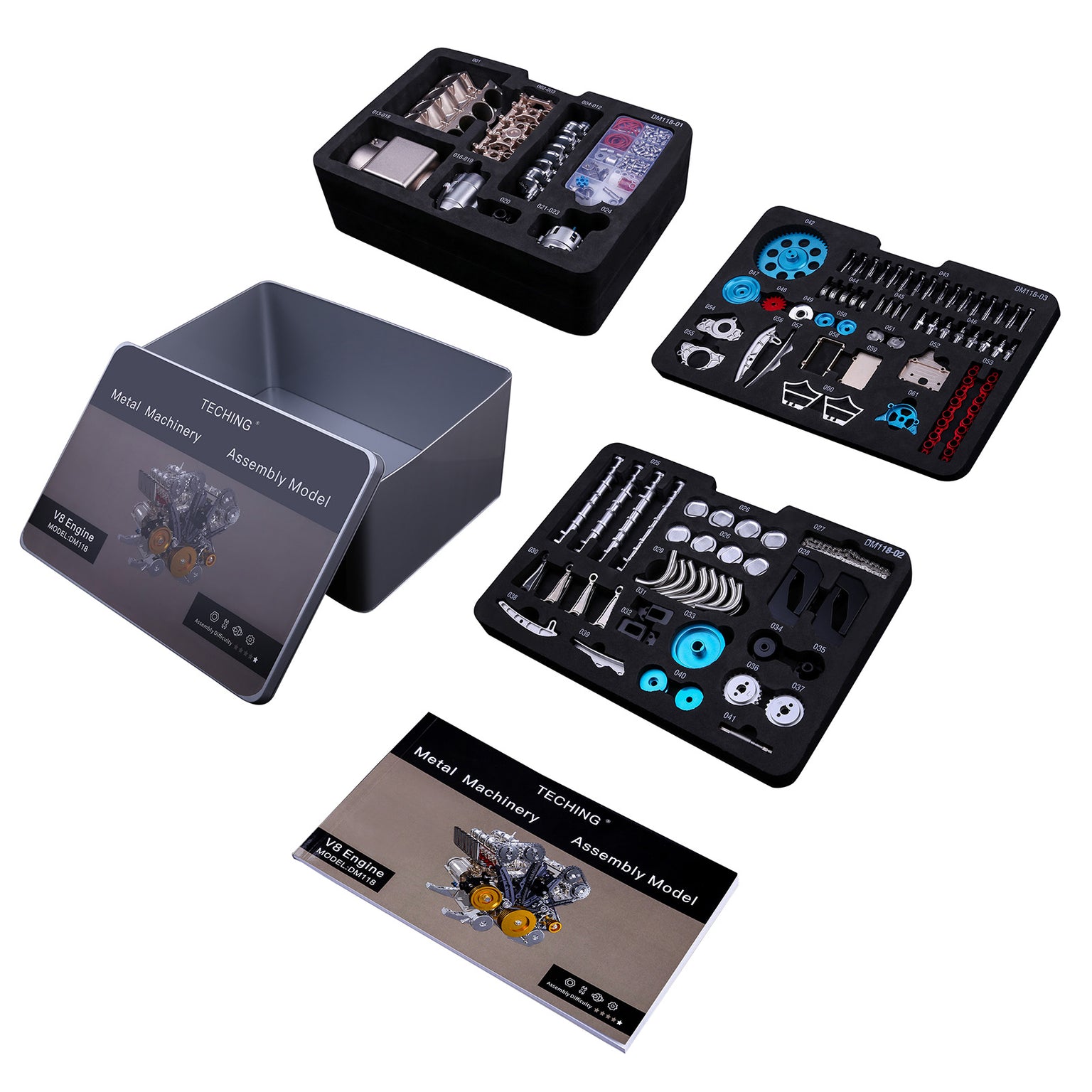 V8 Engine Model Kit that works | Build your own Engine Kit - EngineDIY