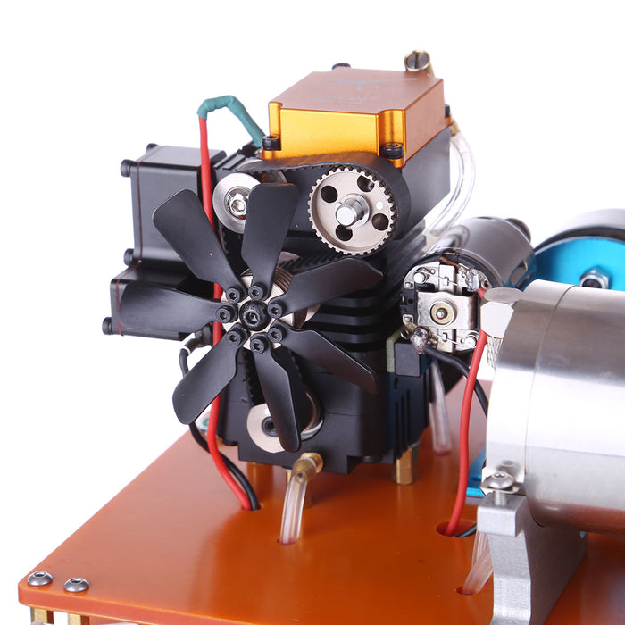 Toyan FS-S100 4 Stroke Methanol Engine 12V DIY Electric Generator Science Toy - Enginediy - enginediy