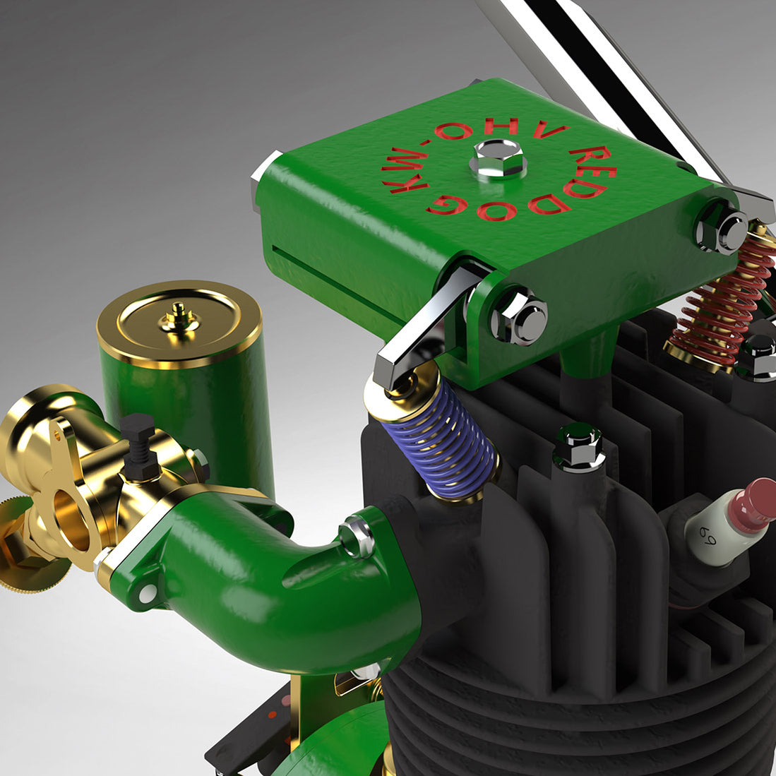 MUSA Engine FV1A KW-OHV 7cc Vertical Single Cylinder 4 Stroke Air Cool ...