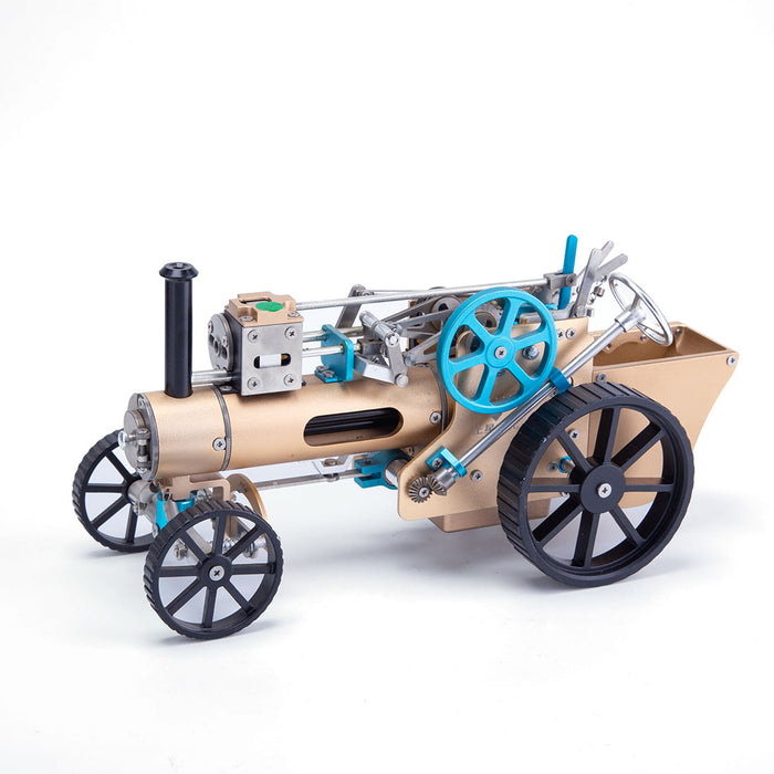 TECHING Steam Car Engine Model Full Metal Assembled Car Engine Model Gift Collection - Used (Assembled Version) Like New