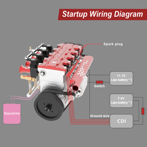 Starter Kit for TOYAN FS-L400G Engine Gasoline Engine Model
