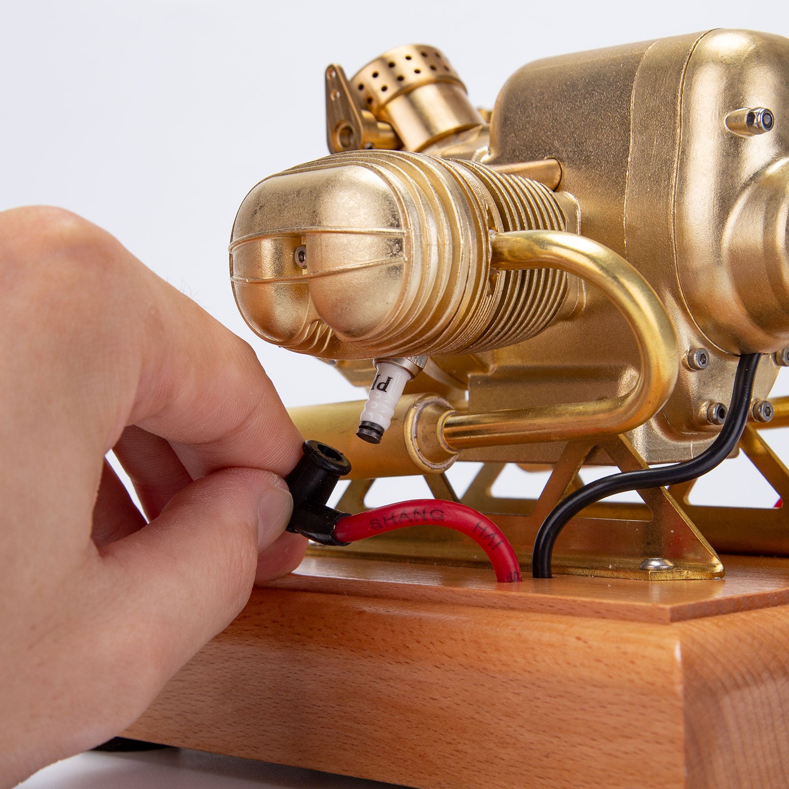 Engine Size 3cc R69 3.2cc Mini Horizontal Opposed Twin Cylinder 4 Stroke Gasoline Engi ...