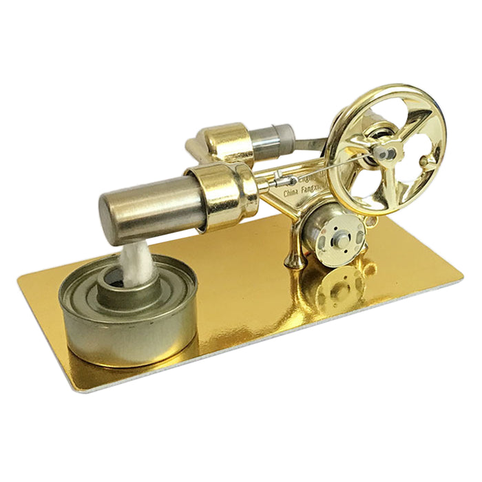 Single Cylinder Stirling Engine Model Kit With LED for Science Experiment - enginediy