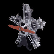 5 Cylinder Radial Engine Model Kit that Works - Build Your Own Radial Engine - TECHING 1: 6 Full Metal Radial Engine Model Kit 230+Pcs - EngineDIY