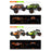 1:16 45KM/H 2.4G 4WD RC Car Brushless High Speed Off-road Vehicle with LED Headlamp - RTR
