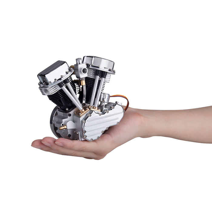 CISON FG-VT9 9cc V2 Engine and Original Parts V-twin 4-Stroke Air-cooled Motorcycle Engine