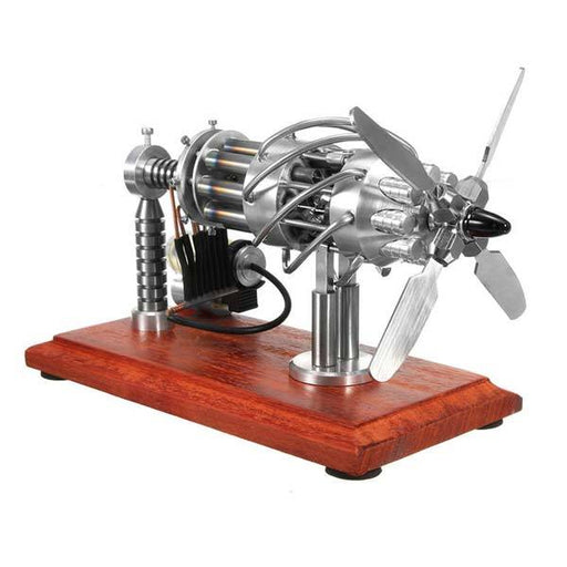 16 Cylinder Stirling Engine Model Gas Powered Stirling Engine Collection Toy Gift - enginediy