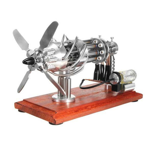 16 Cylinder Stirling Engine Model Gas Powered Stirling Engine Collection Toy Gift - enginediy