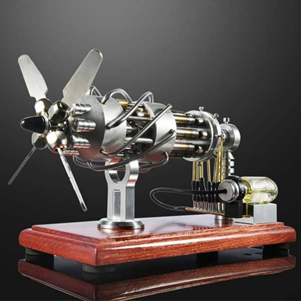 16 Cylinder Stirling Engine Model Gas Powered Stirling Engine Collection Toy Gift - enginediy