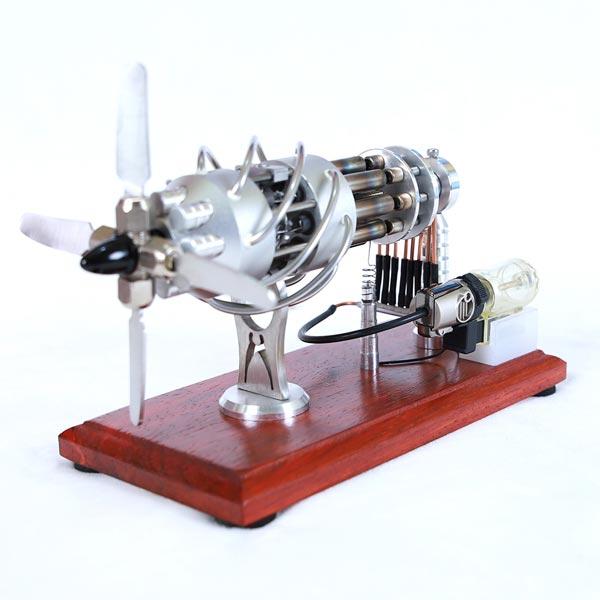 16 Cylinder Stirling Engine Model Kit Collection Gift for Engineer - Enginediy - enginediy