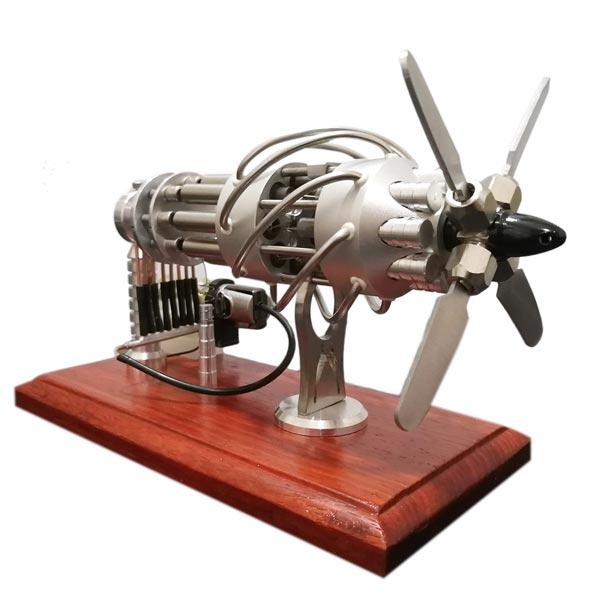 16 Cylinder Stirling Engine Model Kit Collection Gift for Engineer - Enginediy - enginediy