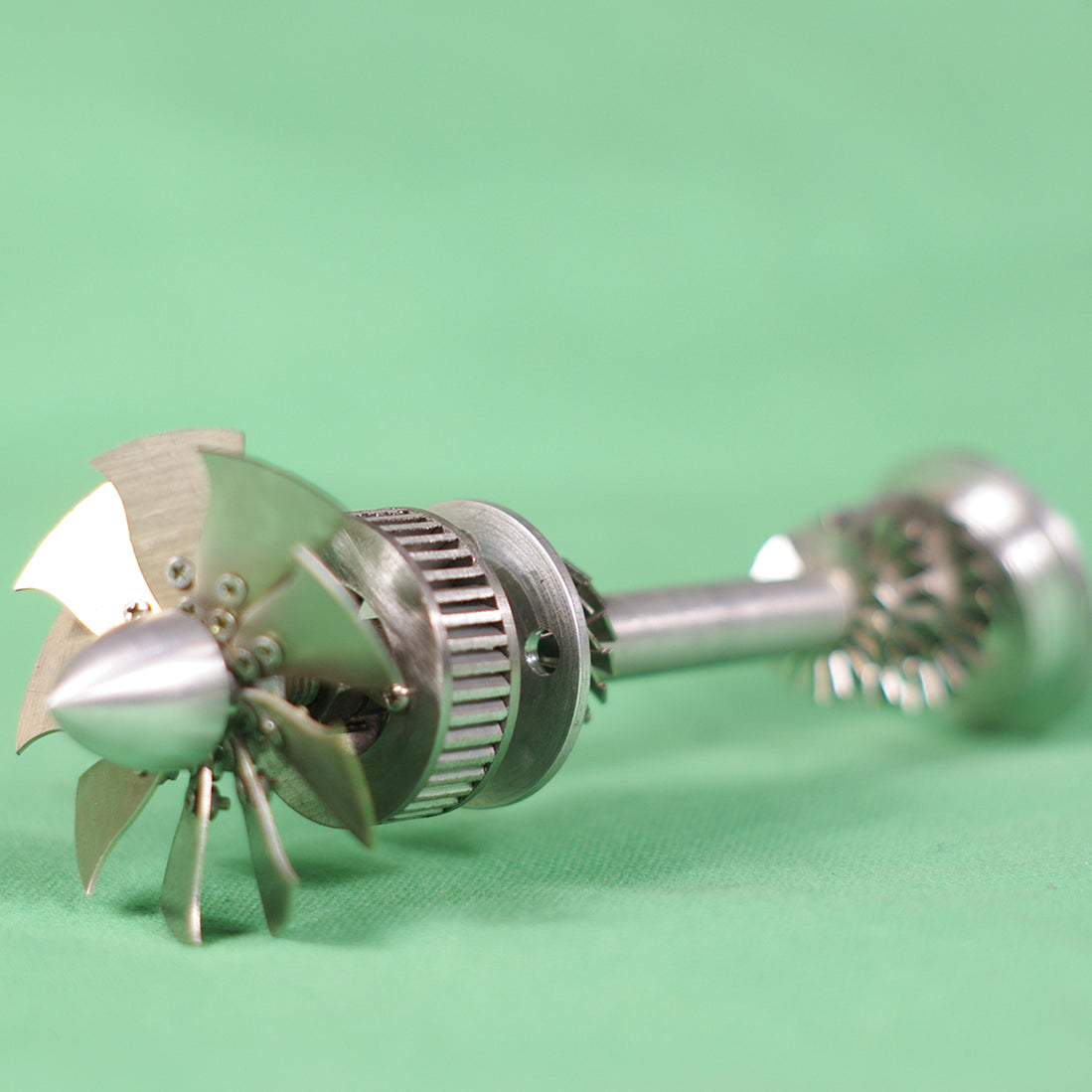 Metal Steam Turbine Engine Model Science Experiment Desktop Engine Mod ...