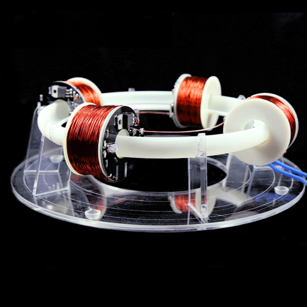 Stark 4 Coils Ring Accelerator Cyclotron High-tech Physics Model - enginediy
