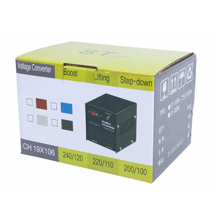 ST1000W 220v to 110v Intelligent Efficient Step Up Down Transformer 1
