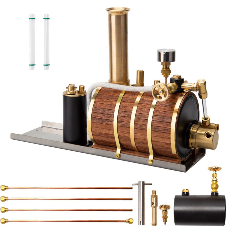 200ml Steam Boiler Model Kit for Steam Engine and Steam Model Boat - EngineDIY