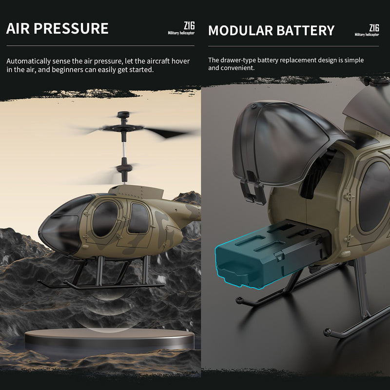 MD500 2.4G RC Airplane 4CH 6-axis Gyroscope Simulation Helicopter Model Toy (RTF Version/Green) - EngineDIY