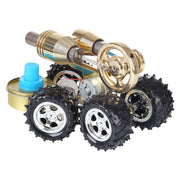 Stirling Engine Car Model Stirling Engine Vehicle Educational Toy STEM Engine Model Creative Gift - EngineDIY