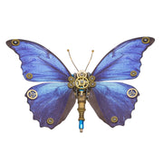 Steampunk 3D Butterfly Model Metal Puzzle DIY Assembly Kit for Kids, Teens and Adults (150PCS+) - EngineDIY