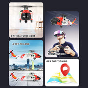 YUXIANG YXZNRC F09-S 1/47 RC Airplane 2.4G 6CH Brushless Direct Drive RC Helicopter Model - RTF Edition - EngineDIY