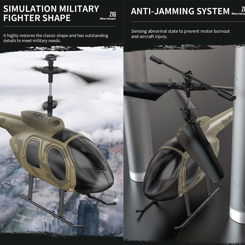 MD500 2.4G RC Airplane 4CH 6-axis Gyroscope Simulation Helicopter Model Toy (RTF Version/Green) - EngineDIY