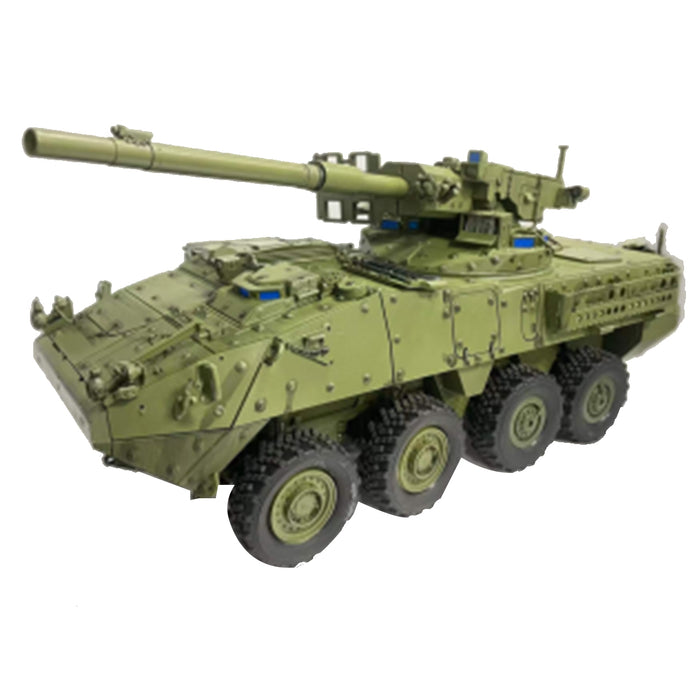 1/16 2.4G RC Tank M1128 US Army Military Wheeled Tank Simulated Model Toys&Gifts with LED Lights for 8x8 All-Terrain