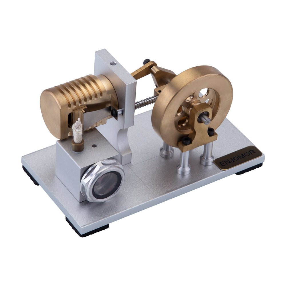 Single Cylinder Stirling Engine Model | Suction Fire Type Bracket Version