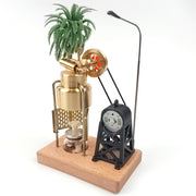 KACIO FD-6 Mini Three-legged Vertical Swing Steam Engine Model with Boiler & Steam Power Generating Units - EngineDIY